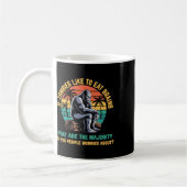 Bigfoot Funny Sasquatch Zombies Horror Lover Kaffeetasse (Links)