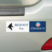 Bigfoot für OBAMA Autoaufkleber (Auf Auto)