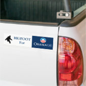 Bigfoot für OBAMA Autoaufkleber (Auf Lkw)