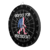 Bigfoot für Präsident Funny Bigfoot Dartscheibe (Vorderseite rechts)