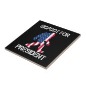 Bigfoot für Präsident Funny Bigfoot Fliese (Seite)