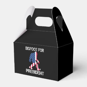 Bigfoot für Präsident Funny Bigfoot Geschenkschachtel