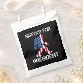 Bigfoot für Präsident Funny Bigfoot Geschenktütchen (Ausgeschnitten)