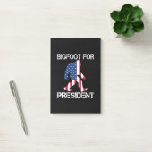 Bigfoot für Präsident Funny Bigfoot Post-it Klebezettel (Büro)