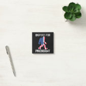 Bigfoot für Präsident Funny Bigfoot Post-it Klebezettel (Büro)