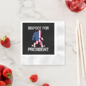 Bigfoot für Präsident Funny Bigfoot Serviette (Beispiel)