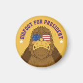 Bigfoot für Präsident Funny Sasquatch Magnet (Vorne)