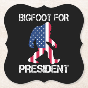 Bigfoot Für Präsident Lustiger Bigfoot Untersetzer
