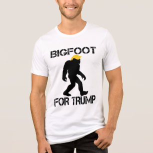 Bigfoot für Trump-Wahlen 2024 Tri-Blend Shirt
