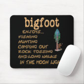 Bigfoot genießt mousepad (Mit Mouse)