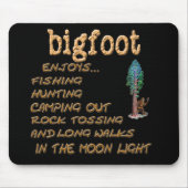 Bigfoot genießt mousepad (Vorne)