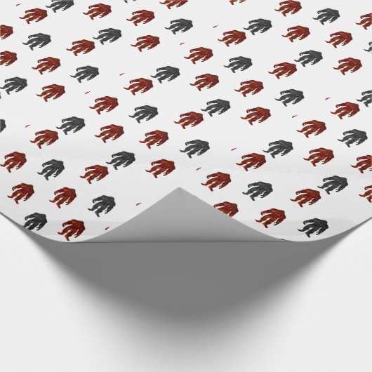 Bigfoot Geschenkpapier (Ecke)