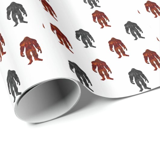 Bigfoot Geschenkpapier (Rolleneckpunkt)
