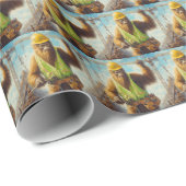 Bigfoot Geschenkpapier (Rolleneckpunkt)