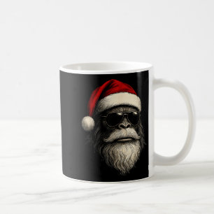 Bigfoot-Gesicht-Sonnenbrille Weihnachtsmann Weihna Kaffeetasse
