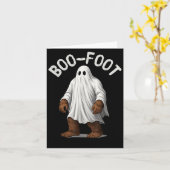 Bigfoot Ghost Costume Halloween Boofoot Sasquatch Karte (Gelbe Blume)