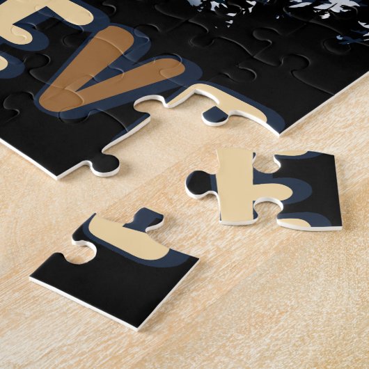 Bigfoot glauben an Weihnachten Funny Sasquatch Wei Puzzle (Seite)