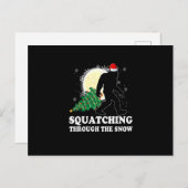 Bigfoot glauben Weihnachten Sasquatch Squatching T Postkarte (Vorne/Hinten)