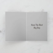 Bigfoot Gläubiger-Baum-Linie Geburtstag Karte (Innenseite)