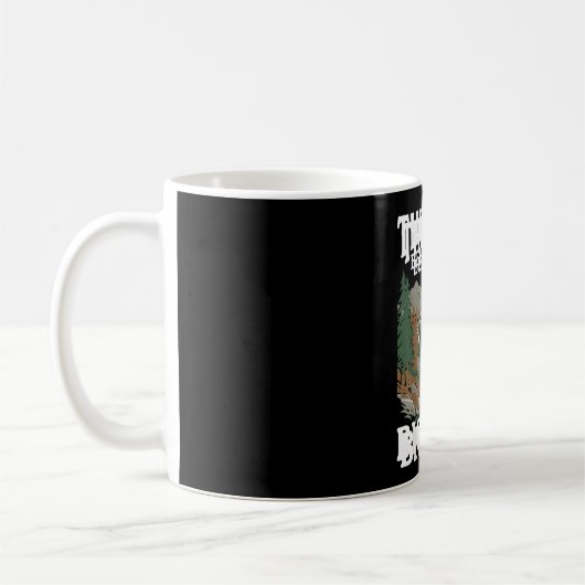 Bigfoot-Gläubiger Mädchen Sasquatch-Wald-Kryptid f Kaffeetasse (Links)