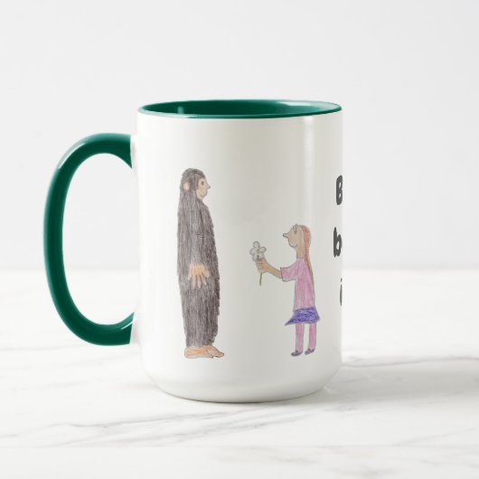 Bigfoot glaubt an dich - Kaffeetasse (Links)