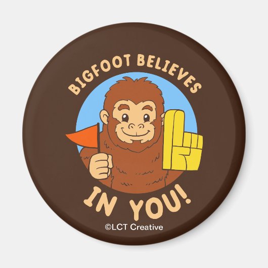 Bigfoot glaubt an dich magnet (Vorne)