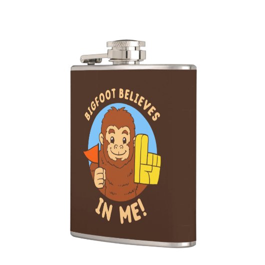 Bigfoot glaubt an mich flachmann (Links)