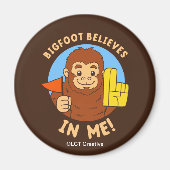 Bigfoot glaubt an mich magnet (Vorne)