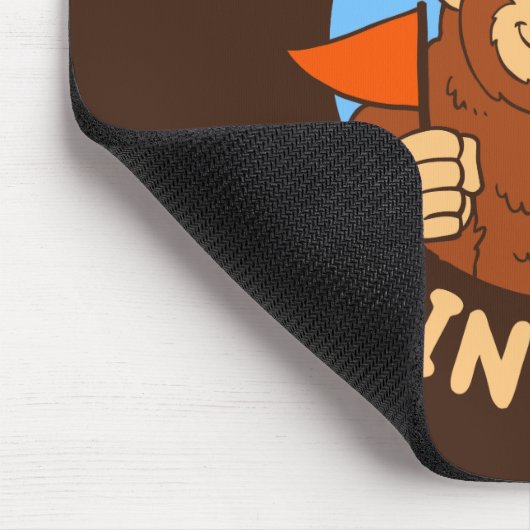 Bigfoot glaubt an mich mousepad (Ecke)