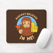 Bigfoot glaubt an mich mousepad (Mit Mouse)