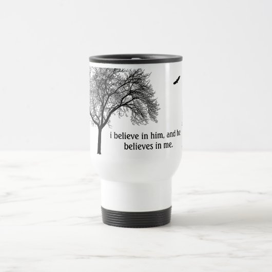 Bigfoot glaubt an mich reisebecher (Mittel)