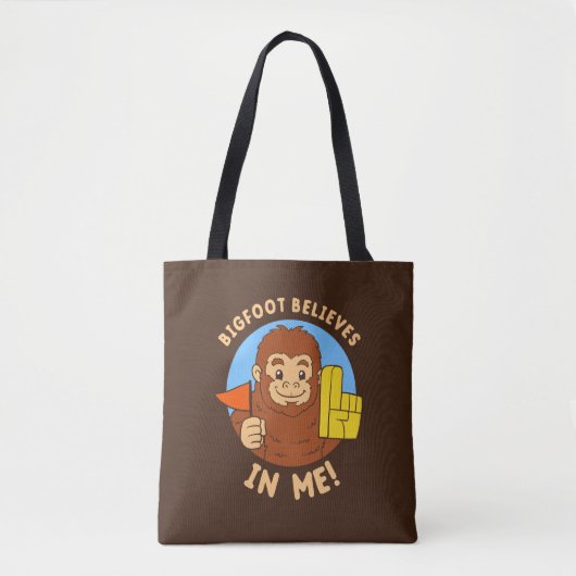 Bigfoot glaubt an mich tasche (Vorderseite)