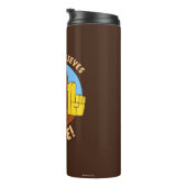 Bigfoot glaubt an mich thermosbecher (Nach rechts gedreht)