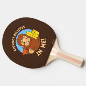 Bigfoot glaubt an mich tischtennis schläger (Seitenansicht)