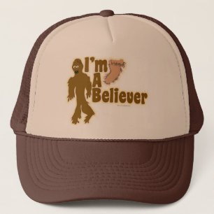 Bigfoot Glauver Funny Sasquatch Logo Truckerkappe