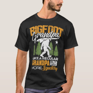 Bigfoot Grandpa T - Shirt Großvater Sasquatch Yeti
