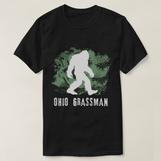 Bigfoot Grassman Cryptid Ohio Valley Park Sasquatc T-Shirt (Design vorne)