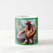 Bigfoot Grilling Burgers Kaffeetasse (Mittel)