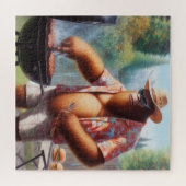 Bigfoot Grilling Burgers Puzzle (Horizontal)