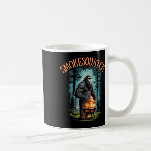 Bigfoot Grilling Sasquatch Pitmaster Grill Grillen Kaffeetasse (Rechts)