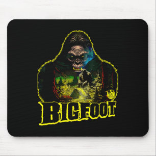 Bigfoot Gruseliger Camping Wald Sasquatch Zelt Mousepad