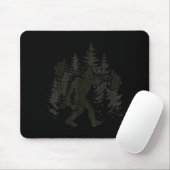 Bigfoot Gym Workout Fitness Forest Men Women Mousepad (Mit Mouse)