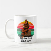 Bigfoot Hair Keine Sorge Sasquatch Funny 11oz Kaffeetasse (Links)