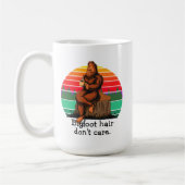 Bigfoot Hair Keine Sorge Sasquatch Funny 15oz Kaffeetasse (Links)