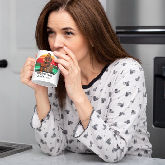 Bigfoot Hair Keine Sorge Sasquatch Funny 15oz Kaffeetasse