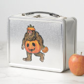 Bigfoot Halloween Pumphalloween Metall Brotdose (Beispiel)
