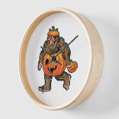Bigfoot Halloween Pumphalloween Uhr (Winkel)