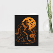 Bigfoot Halloween Sasquatch Karte (Vorderseite)
