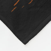 Bigfoot Halloween Sasquatch Kürbisgesicht  Fleecedecke (Ecke)