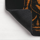 Bigfoot Halloween Sasquatch Mousepad (Ecke)